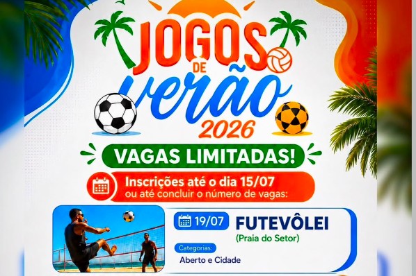 Jogos de Verão 2026: Prefeitura abre inscrições para a maior competição esportiva da temporada